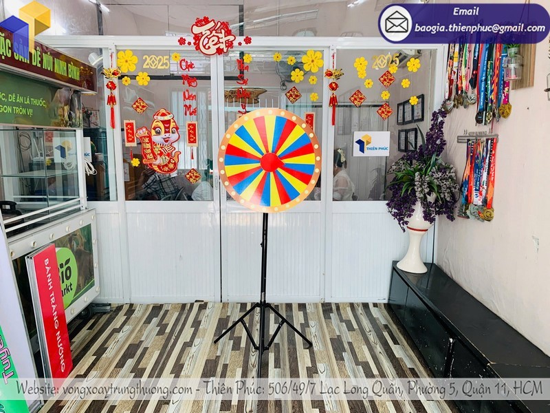 Ưu thế nổi trội của vòng quay chân xếp trúng thưởng